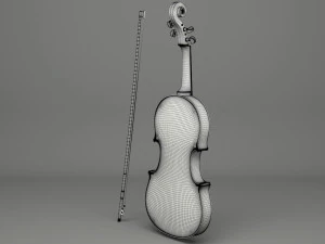 generic violin 01 3D Model