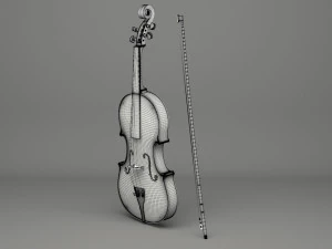generic violin 01 3D Model