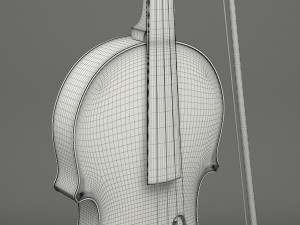 generic violin 01 3D Model