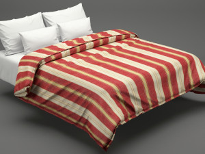 photorealistic bed set 013 Modèle 3D