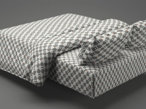 photorealistic bed set 013 Modèle 3D