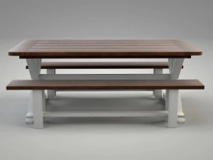 農場のテーブル 3Dモデル