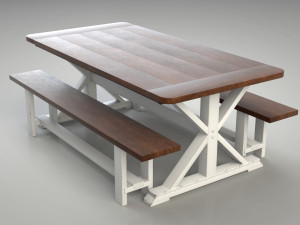 farm table 3D Model