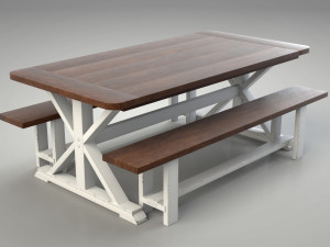 farm table 3D Model