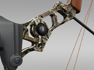 compound bow with arrow Model 3D