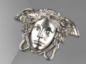 versace medusa pendant Modelo de impresión 3D