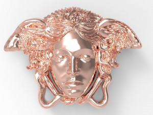 versace medusa pendant Modelo de impresión 3D