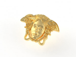 versace medusa pendant Modelo de impresión 3D