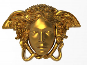 versace medusa pendant Modelo de impresión 3D