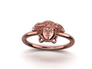 versace medusa ring 3D प्रिंट मॉडल