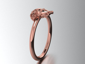 versace medusa ring 3D प्रिंट मॉडल