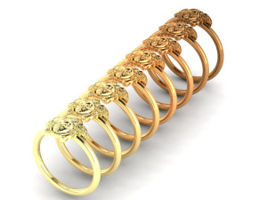 versace medusa ring 3D प्रिंट मॉडल