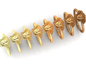 versace medusa ring 3D प्रिंट मॉडल