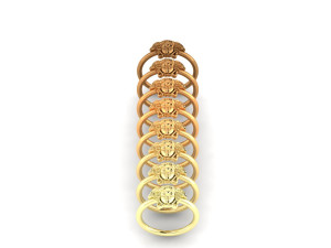 versace medusa ring 3D प्रिंट मॉडल