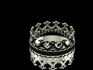 crown ring 01 3D Model