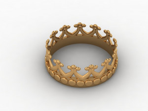 crown ring 01 3D Модель