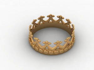 crown ring 01 3D Model