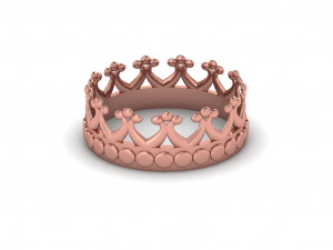 crown ring 01 3D Модель