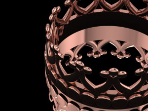 crown ring 01 3D Модель
