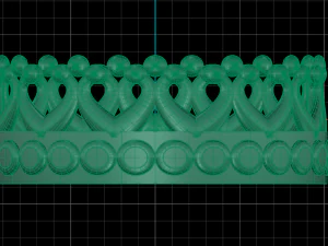 crown ring 01 3D Model
