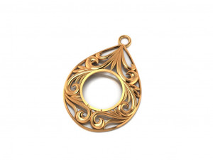locket pendant 3D Model