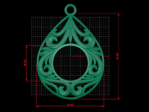 locket pendant 3D Model