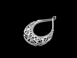 carved necklace 02 Modelo 3D