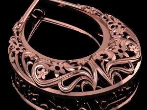 carved necklace 02 Modelo 3D