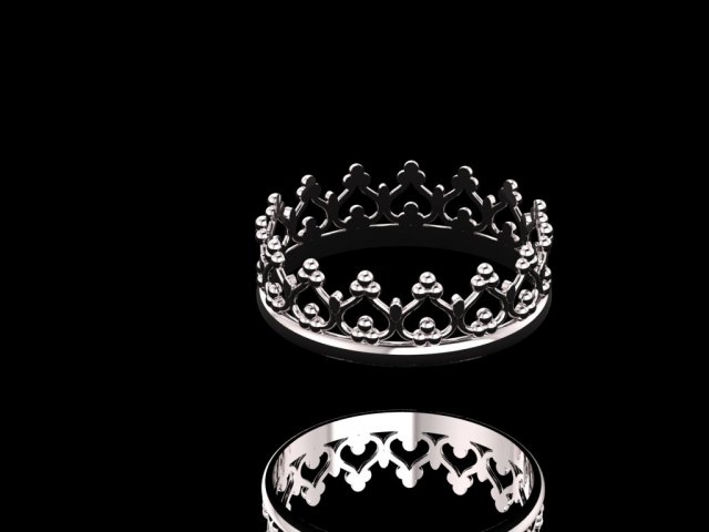 crown ring 02 3Dモデル .c4d .max .obj .3ds .fbx .stl .blend 