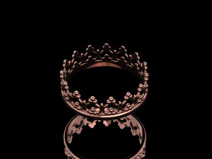 crown ring 02 3D Model