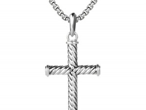 david yurman cross necklace 02 3D Model