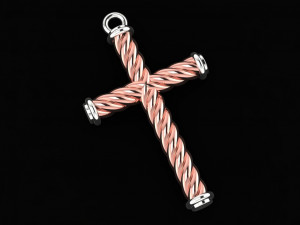 david yurman cross necklace 02 3D 모델