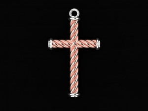 david yurman cross necklace 02 3D 모델