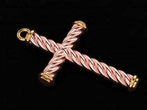 david yurman cross necklace 02 3D 모델