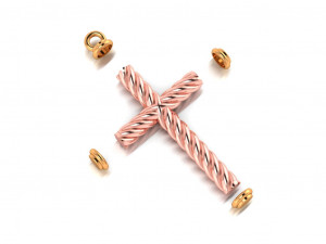 david yurman cross necklace 02 3D 모델