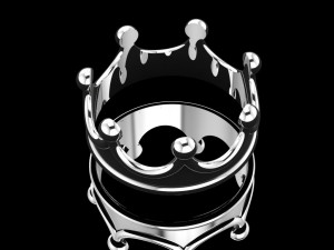 crown ring 03 3D 모델