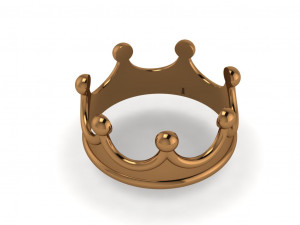 crown ring 03 3D 모델