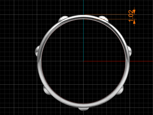 crown ring 03 3D 모델