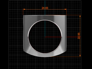 minimal ring 01 3D Model