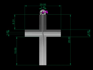 cross 06 3D Model