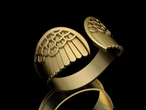 wing ring 03 3D मॉडल