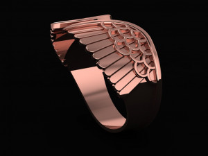 wing ring 03 Modello 3D