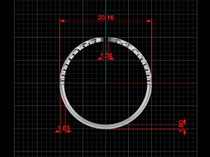 wing ring 03 3D Model