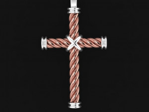 david yurman cross necklace 01 3D मॉडल