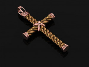 david yurman cross necklace 01 3D मॉडल