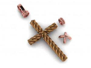 david yurman cross necklace 01 3D मॉडल