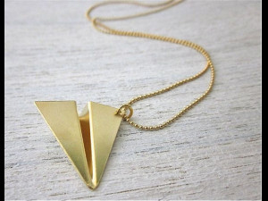 minimal plane necklace 3D Model
