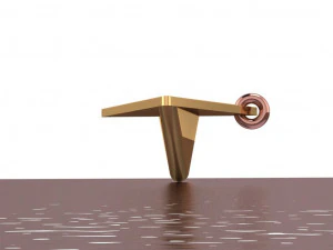 minimal plane necklace 3D Model