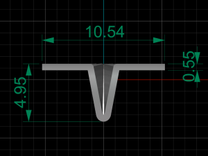 minimal plane necklace Modelo 3D