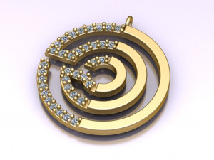 labyrinth necklace 3D Модель